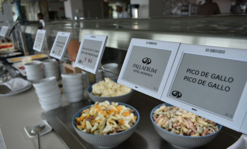 ETIQUETAS ELECTRÓNICAS PARA BUFFETS