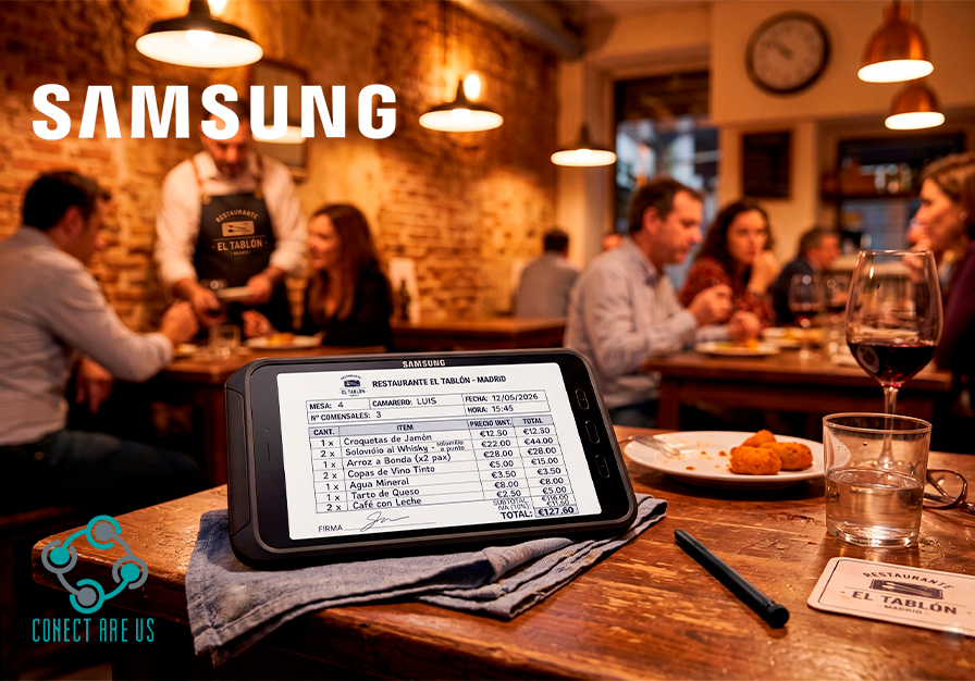 Tablets rugerizadas de Samsung: resistencia y pago móvil para restaurantes y HORECA